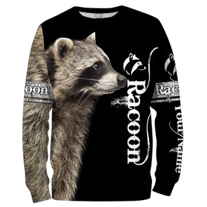 Personalized Racoon Coon 3D All over print T-shirt, Hoodie, Long sleeve for Men, Women and Kid Personalized gifts FSD2089