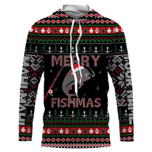 Load image into Gallery viewer, Ugly Fishing Christmas Mahi Mahi Fish Apparel, Merry Fishmas Custom Name Shirts, Christmas Gift for Fisherman FSD2511