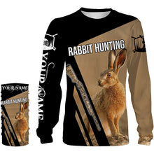 Load image into Gallery viewer, Rabbit hunting Customize name 3D All over print shirts, Hoodie - personalized hunting gift FSD3763