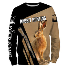 Load image into Gallery viewer, Rabbit hunting Customize name 3D All over print shirts, Hoodie - personalized hunting gift FSD3763