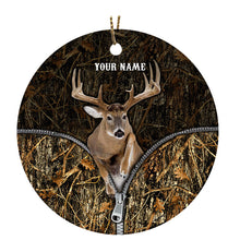 Load image into Gallery viewer, Deer hunting Jumping Buck Camo Hunting Christmas ornament FSD3506 D03