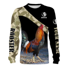 Load image into Gallery viewer, Beautiful Rooster custom name 3D All over print T Shirt, Hoodie, Long sleeve, Sweatshirt - FSD1518