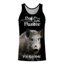 Load image into Gallery viewer, Feral Hog hunting Custom Name 3D All over print T-shirt, Long sleeve, Hoodie, Zip up hoodie -  FSD162