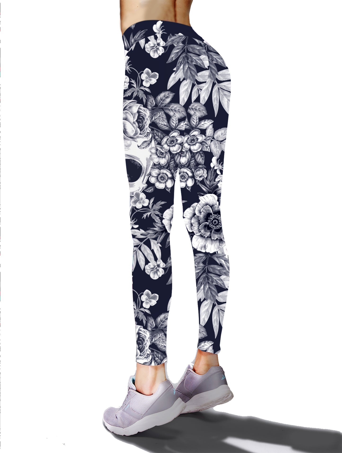 Skull Leggings for Women Custom name Full printing leggings FSD1738