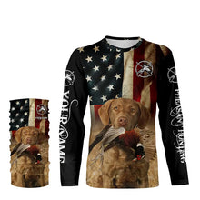 Load image into Gallery viewer, Upland bird dogs Chesapeake Bay Retriever American flag 3D All over printed Shirts FSD3870