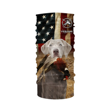 Load image into Gallery viewer, Silver Labrador Retriever Pheasant Hunting Dogs custom American flag Shirts, Hunting gifts FSD3874