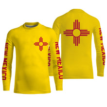 Load image into Gallery viewer, New Mexico Zia symbol custom UV protection Shirt, New Mexico flag Tee shirt Long sleeve for Men Women FSD3593