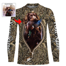Load image into Gallery viewer, Custom Hunting Dog camouflage 3D All over print shirts personalized hunting gifts FSD3467