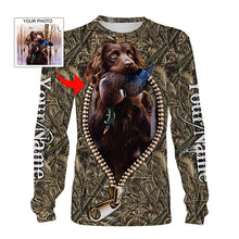 Load image into Gallery viewer, Custom Hunting Dog camouflage 3D All over print shirts personalized hunting gifts FSD3467