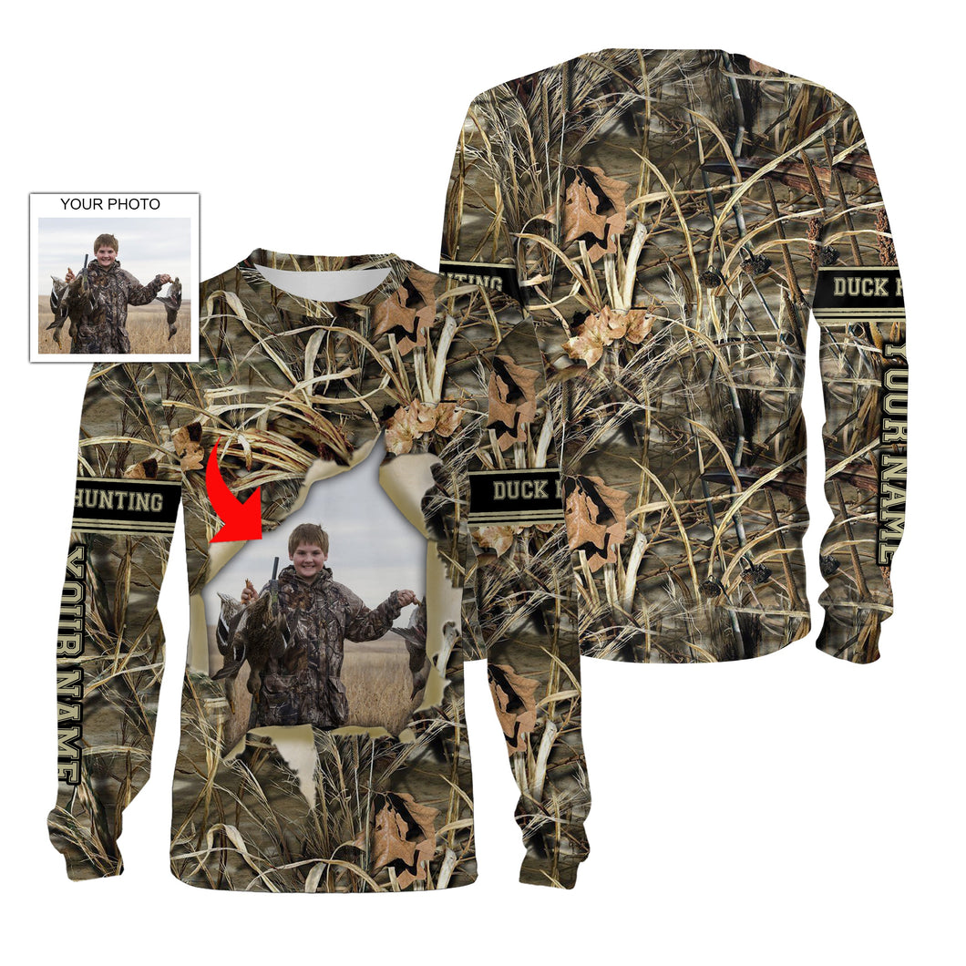 Custom Name and image Duck Hunting gifts shirts for Men, Best Gift for Duck hunters FSD3472