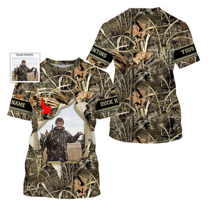 Custom Name and image Duck Hunting gifts shirts for Men, Best Gift for Duck hunters FSD3472