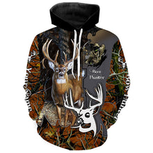 Load image into Gallery viewer, White-tailed Deer Bow hunting Grim reaper Camouflage shirts, Personalized Hunting Gifts for Men FSD3480