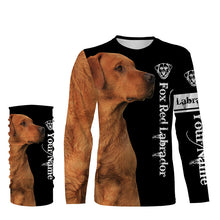 Load image into Gallery viewer, Fox Red Lab 3D All Over Printed Shirts, Hoodie Labrador Retriever Dog Gifts for Labs Lovers | Black FSD3600