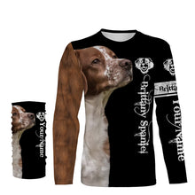Load image into Gallery viewer, Brittany Spaniel Custom Name 3D All Over Printed Shirts, Hoodie, T-shirt Brittany Dog Gifts for Dog Lovers FSD2701