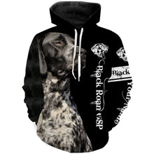 Load image into Gallery viewer, GSP Black roan German Shorthaired Pointer Custom Name 3D All Over Printed Shirts, Hoodie, T-shirt Pointer Dog Gifts for Dog Lovers FSD2702