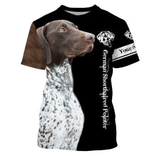 Load image into Gallery viewer, German Shorthaired Pointer Custom Name 3D All Over Printed Shirts, Hoodie, T-shirt GSP Dog Gifts for Dog Lovers FSD2703