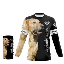 Load image into Gallery viewer, Yellow Labrador 3D All over print T-shirt, Hoodie, Long sleeve Labrador retriever dog gifts for Lab Lovers hunting dog FSD2067