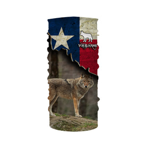 Coyote Hunting Texas flag Custom Name 3D All over print Shirts - Personalized Coyote Hunting gifts FSD3056