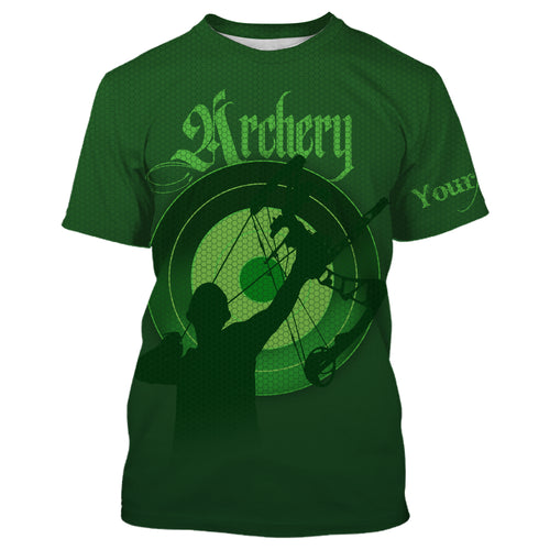 Archery Bow hunting custom Name 3D All over print Shirt Personalized Archery shooting shirt FSD849