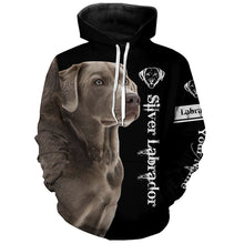 Load image into Gallery viewer, Silver Lab 3D All Over Printed Shirts, Hoodie, T-shirt Labrador Retriever Dog Gifts for Labs Lovers FSD3849