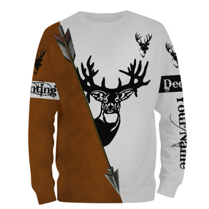 Bow hunting Deer Custom hunting shirts for Men, Women and Kid, Personalized gifts for Deer hunters FSD3270