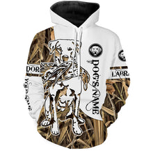 Load image into Gallery viewer, Labrador Retriever Best Duck hunting Dog camo Shirts - Personalized Labs Duck Hunting Gifts Shirt FSD3513