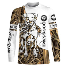 Load image into Gallery viewer, Labrador Retriever Best Duck hunting Dog camo Shirts - Personalized Labs Duck Hunting Gifts Shirt FSD3513