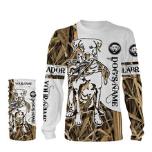 Load image into Gallery viewer, Labrador Retriever Best Duck hunting Dog camo Shirts - Personalized Labs Duck Hunting Gifts Shirt FSD3513