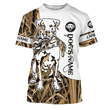 Load image into Gallery viewer, Labrador Retriever Best Duck hunting Dog camo Shirts - Personalized Labs Duck Hunting Gifts Shirt FSD3513