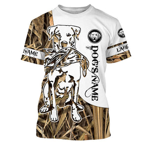 Labrador Retriever Best Duck hunting Dog camo Shirts - Personalized Labs Duck Hunting Gifts Shirt FSD3513