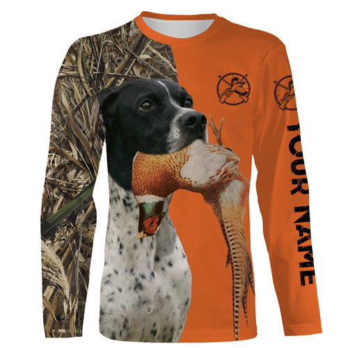 Best Pheasant hunting Dogs Customize name 3D All over print Shirts - Black and white English Pointer FSD3535