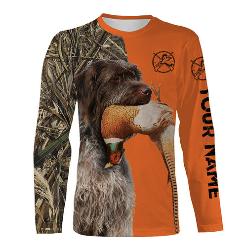 Best Pheasant hunting Dogs Customize name 3D All over print Long Sleeve Shirt FSD3535