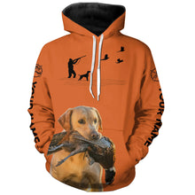 Load image into Gallery viewer, Yellow Lab Pheasant Hunting Clothes, best personalized Upland hunting clothes, hunting gifts FSD3901