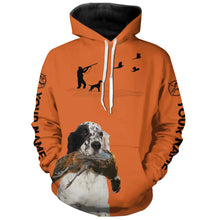 Load image into Gallery viewer, English Setter Pheasant Hunting clothes, best personalized Upland hunting clothes, hunting gifts FSD3906