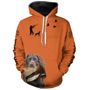 Best Pheasant Hunting Dogs Orange Hoodie, Personalized Shirts for Upland Hunters 3901FSD