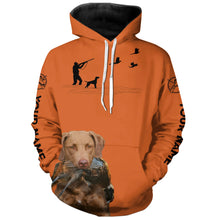 Load image into Gallery viewer, Best Pheasant Hunting Dogs Orange Hoodie, Personalized Shirts for Upland Hunters 3901FSD