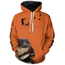 Load image into Gallery viewer, Best Pheasant Hunting Dogs Orange Hoodie, Personalized Shirts for Upland Hunters 3901FSD