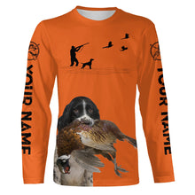Load image into Gallery viewer, English Springer Spaniel Pheasant Hunting clothes, best personalized Upland hunting clothes FSD3910