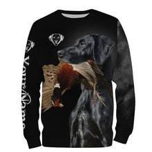 Load image into Gallery viewer, Black GSP Pheasant Hunting Dog 3D All over print Hoodie, T-Shirt, Personalized hunting gifts FSD3666