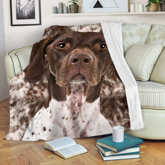 German shorthaired pointer hunting dog blanket - FSD1184 D06