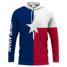 Load image into Gallery viewer, Personalized Texas Flag Performance Sun/UV Protection Shirts For Adult and Kid - Texas Gifts, Texas pride shirts FSD2187
