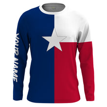 Load image into Gallery viewer, Personalized Texas Flag Performance Sun/UV Protection Shirts For Adult and Kid - Texas Gifts, Texas pride shirts FSD2187