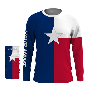 Personalized Texas Flag Performance Sun/UV Protection Shirts For Adult and Kid - Texas Gifts, Texas pride shirts FSD2187
