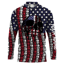 Load image into Gallery viewer, American Flag Skull patriotic 3D All over printed Shirts - Personalized Gifts Skull lovers FSD2167