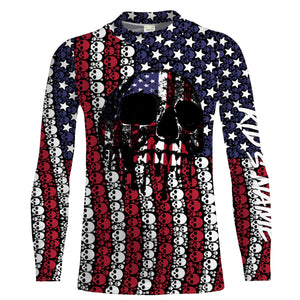 American Flag Skull patriotic 3D All over printed Shirts - Personalized Gifts Skull lovers FSD2167