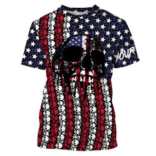 Load image into Gallery viewer, American Flag Skull patriotic 3D All over printed Shirts - Personalized Gifts Skull lovers FSD2167