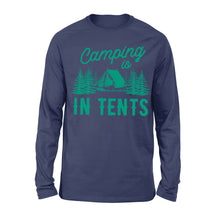 Load image into Gallery viewer, Women&#39;s Camping is in Tents T Shirt Funny Intense Camping Shirt for Women - I06D07250115