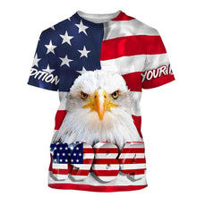 Load image into Gallery viewer, Birthday Shirts 4th July US Flag Customize name and year All over printed shirts - personalized gift - TATS145