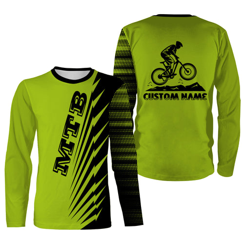 Mountain Biking Jersey, Custom All Over Print Shirt, MTB Jersey, Downhill Cycling, Racing Bicycle| JTS453