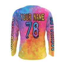 Load image into Gallery viewer, Motocross Mom Personalized Jersey UPF30+ Cool Dirt Bike Mom Racing Shirt Mother's Day Gift NMS1383